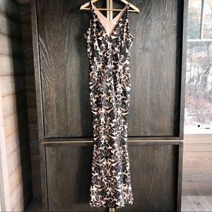 Dress the Population Black Sequin Gown
